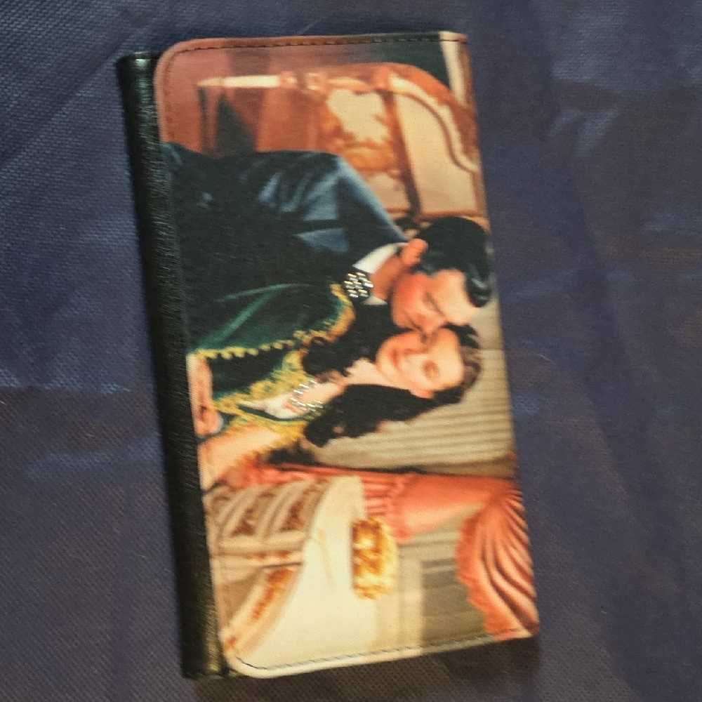 Romantic Vintage Scene Print Wallet in Multicolor